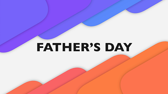 JPG 해외이미지 영어 일러스트 타이포그라피 사람없음 파란색 주황색 데이 심플 아버지의날 해외일러스트 문자 기념일 컬러 미국문화 파일형식 이미지허브