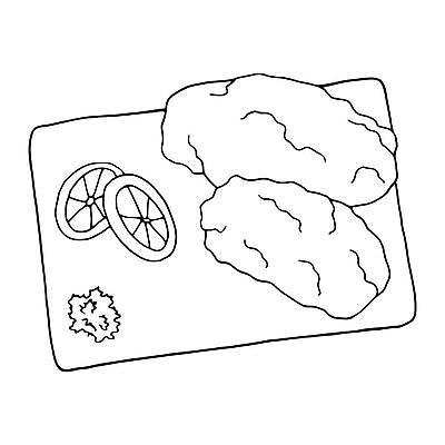 EPS 해외이미지 접시 디자인 조각 일러스트 파슬리 육류 돼지고기 스테이크 요리 식당 검은색 식사 저녁식사 치킨 카페 소고기 튀김 흰색 오스트리아 그릴 낙서 만화 스케치 굽기 레몬 허브 메뉴 그림 점심식사 빵가루 송아지고기 해외일러스트 식물 식기 유럽 음식 컬러 채소 과일 식재료 주방용품 서양음식 미술 상점 구이 닭고기요리 파일형식 벡터 이미지허브