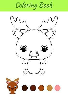 EPS 해외이미지 클립아트 동물 캐릭터 교육 야생동물 어린이 선 일러스트 장난 교실 학교 상상 자연 놀이 미소 취미 그래픽 책 컬러풀 검은색 페인트 유치원 게임 흰색 아기 그리기 숲 인쇄 만화 그림 윤곽 페이지 고립 엘크 해외일러스트 일러캐릭터 컬러 모션 표정 사람 생태계 파일형식 벡터 이미지허브