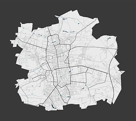 EPS 해외이미지 디자인 포스터 도로 여행 백그라운드 지도 패턴 일러스트 거리 풍경 그래픽 장식 물 강 회색 도시 고속도로 도심 계획 인쇄 질감 지역 타운 대도시 네비게이션 폴란드 지리 디테일 해외일러스트 자연요소 유럽 길 컬러 컨셉 무늬 교통시설 파일형식 벡터 나라 교통 시설 이미지허브