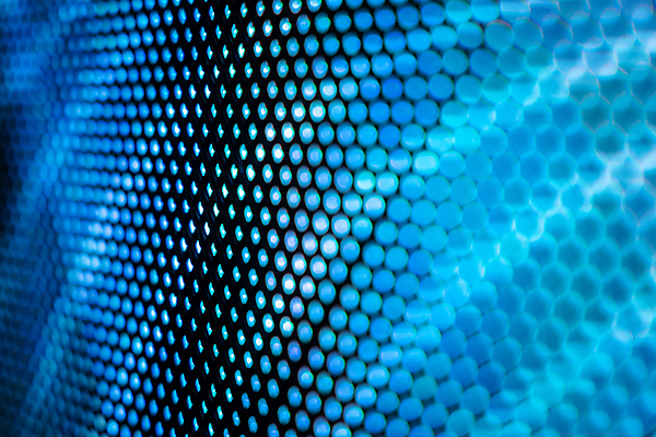 포토 JPG 해외이미지 디자인 백그라운드 패턴 추상 근접촬영 사람없음 파란색 빛 디지털 스크린 소프트포커스 블러 픽셀 LED 해외포토 뷰포인트 컬러 무늬 전구 촬영기법 파일형식 이미지허브