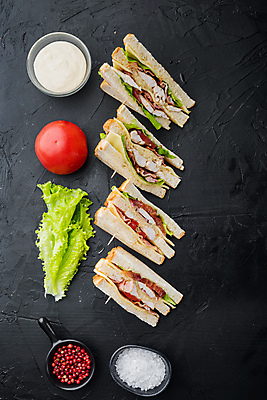 포토 JPG 해외이미지 그릇 조각 토마토 단면 샌드위치 사람없음 신선 로메인상추 플레이팅 해외포토 식기 음식 채소 상추 상차림 파일형식 이미지허브