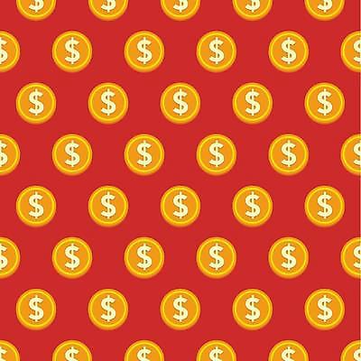 EPS 해외이미지 디자인 백그라운드 컨셉 돈 패턴 일러스트 비즈니스 벽지 성공 미술 금융 동전 중국 재산 황금 플랫 만화 심볼 사인 픽셀 스타일 해외일러스트 아시아 무늬 문화예술 경제 파일형식 벡터 이미지허브