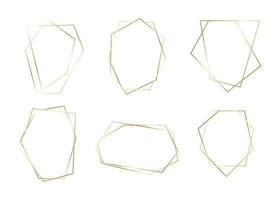 EPS 해외이미지 도형 디자인 선 일러스트 프레임 사람없음 그래픽 세트 금색 고급 심플 해외일러스트 컬러 컨셉 파일형식 벡터 이미지허브