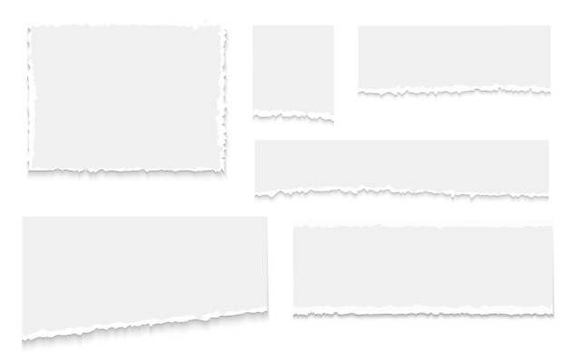 EPS 해외이미지 디자인 종이 일러스트 사람없음 세트 다양 메모지 찢어짐 엘리먼트 해외일러스트 다수 모션 사무용품 파일형식 벡터 이미지허브