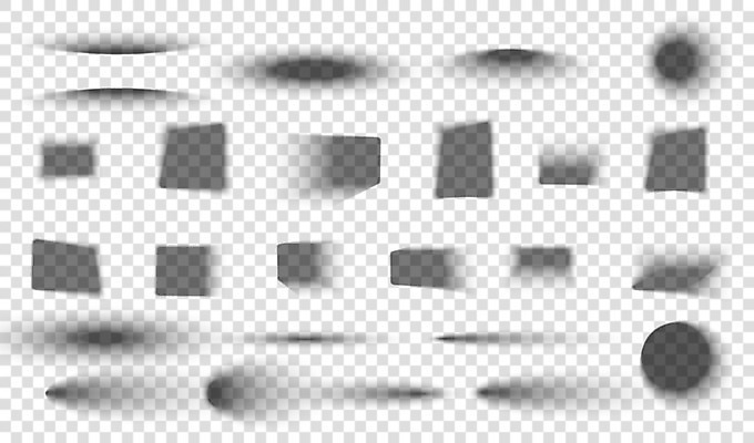 EPS 해외이미지 일러스트 그림자 사람없음 세트 엘리먼트 해외일러스트 파일형식 벡터 이미지허브