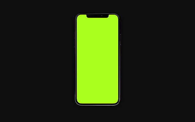 포토 JPG 해외이미지 실내 사람없음 초록색 스마트폰 3D 검은색 목업 해외포토 컬러 내부 핸드폰 스마트기기 디지털합성 파일형식 이미지허브