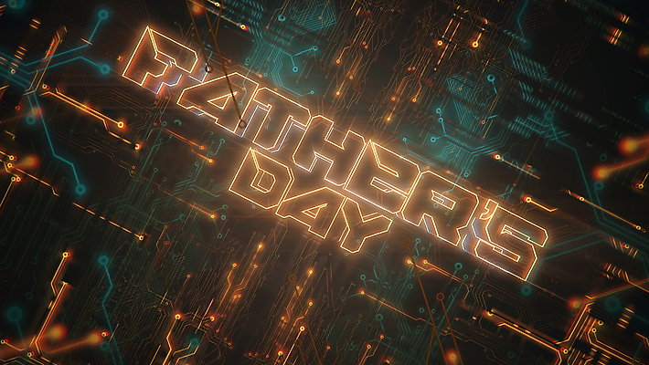 JPG 해외이미지 영어 일러스트 미래 타이포그라피 사람없음 디지털 데이 네온 아버지의날 사이버펑크 해외일러스트 문자 기념일 컨셉 미국문화 파일형식 SF 이미지허브