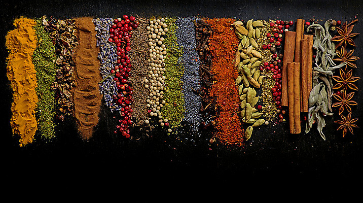 포토 JPG 해외이미지 백그라운드 건조 사람없음 검은색 가루 허브 시나몬 통후추 팔각회향 해외포토 식물 컬러 향신료 후추 파일형식 이미지허브