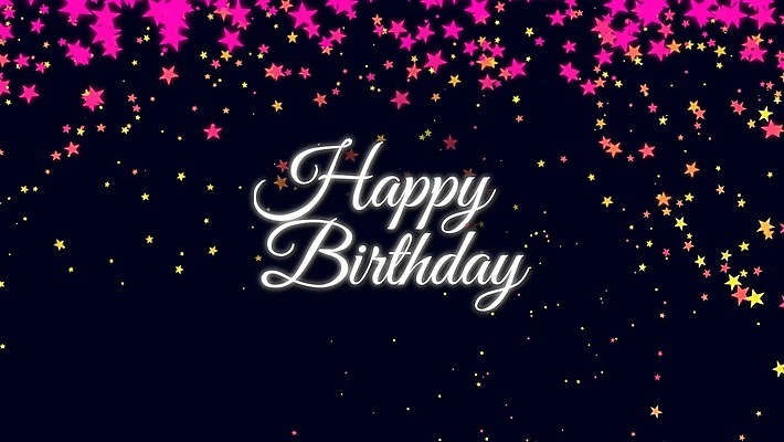JPG 해외이미지 영어 별 일러스트 타이포그라피 사람없음 반짝임 생일 데이 해피버스데이 해외일러스트 자연요소 문자 기념일 모션 파일형식 이미지허브