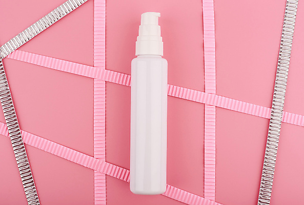 포토 JPG 해외이미지 실내 사람없음 화장품 스킨케어 공병 목업 분홍색배경 해외포토 분홍색 백그라운드 내부 뷰티 병_담는 파일형식 이미지허브