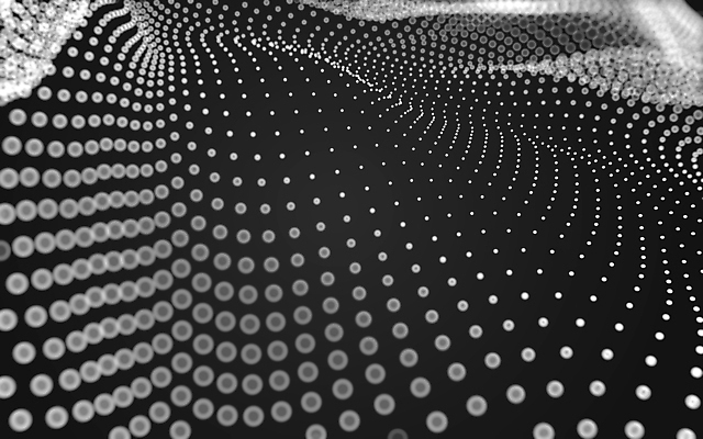 JPG 해외이미지 백그라운드 사람없음 빛 3D 검은색 물방울무늬 웨이브 폴리곤 해외포토 포토 컬러 무늬 디지털합성 파일형식 이미지허브