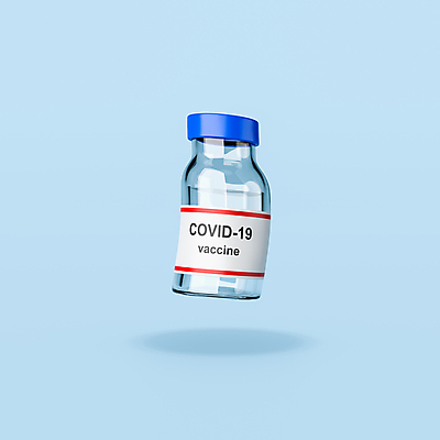 JPG 해외이미지 일러스트 사람없음 3D 오브젝트 파란배경 주사약 백신 코로나바이러스 바이알 델타변이바이러스 오미크론 해외일러스트 백그라운드 의학 파란색 약 의료용품 바이러스 디지털합성 파일형식 이미지허브