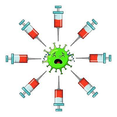 EPS 해외이미지 클립아트 캐릭터 일러스트 주사기 바이러스 울음 만화 불안 심볼 흰배경 예방 심플 슛 주사약 고립 백신 복용 예방접종 해외일러스트 일러캐릭터 감정 백그라운드 의학 의료기기 표정 약 흰색 접종 파일형식 벡터 이미지허브