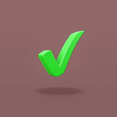 JPG 해외이미지 일러스트 사람없음 3D 오브젝트 체크표시 갈색배경 해외일러스트 백그라운드 갈색 디지털합성 확인 파일형식 이미지허브