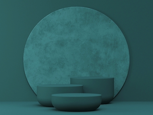 JPG 해외이미지 일러스트 사람없음 3D 원형 청록색 대리석 단상 해외일러스트 해외포토 포토 도형 컬러 재료 디지털합성 파일형식 이미지허브