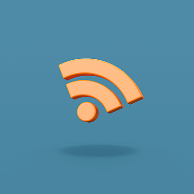 JPG 해외이미지 일러스트 사람없음 3D 파란배경 와이파이 해외일러스트 백그라운드 파란색 디지털합성 무선인터넷 파일형식 이미지허브