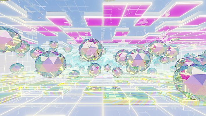 포토 해외이미지 백그라운드 미래 사람없음 빛 컬러풀 3D 디지털 공간 화려 사이버 디지털합성 네온 펑크 홀로그램 지오메트릭 사이버펑크 해외포토 컬러 컨셉 파일형식 SF 이미지허브