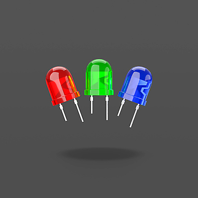 JPG 해외이미지 일러스트 회색배경 사람없음 3D 오브젝트 LED 해외일러스트 백그라운드 전구 회색 디지털합성 파일형식 이미지허브