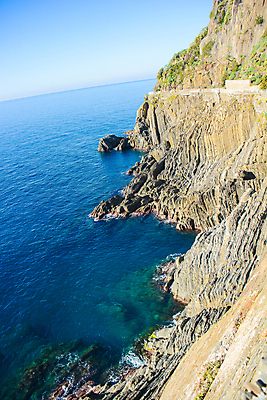 포토 JPG 해외이미지 길 바다 자국 사람없음 이탈리아 절벽 만 지중해 암초 해외포토 유럽 파일형식 이미지허브