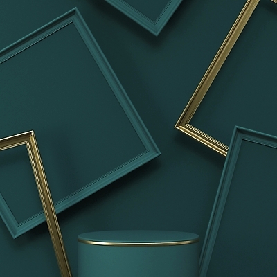 포토 JPG 해외이미지 추상 액자틀 사람없음 3D 공간 심플 청록색 단상 미니멀 해외포토 컬러 액자 무늬 틀 디지털합성 파일형식 이미지허브