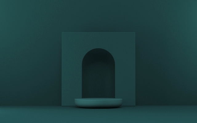 포토 JPG 해외이미지 추상 사람없음 3D 공간 아치 심플 청록색 단상 미니멀 해외포토 컬러 무늬 디지털합성 파일형식 이미지허브