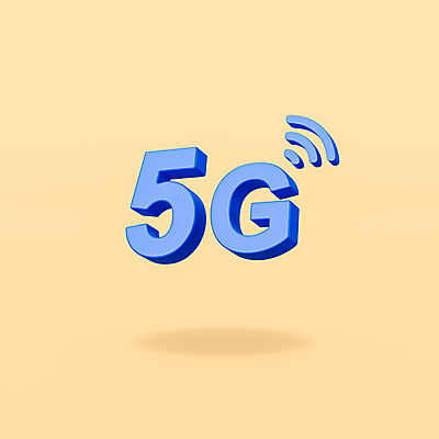 JPG 해외이미지 일러스트 사람없음 3D 노란배경 5G 해외일러스트 백그라운드 IT 노란색 디지털합성 파일형식 이미지허브