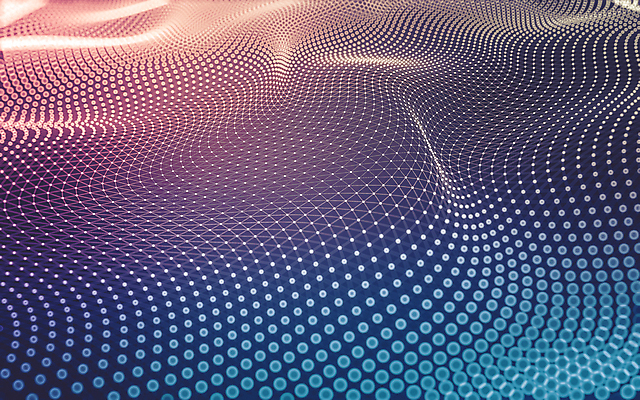 JPG 해외이미지 하늘색 백그라운드 사람없음 빛 3D 보라색 물방울무늬 웨이브 폴리곤 해외포토 포토 컬러 무늬 파란색 디지털합성 파일형식 이미지허브