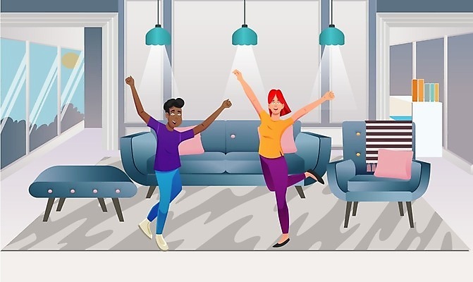 EPS 해외이미지 라이프스타일 커플 응시 여자 남자 행복 스포츠 결혼 2 신체 일러스트 요가 창문 가족 남편 아파트 주택 함께함 실내 건강 사랑 미소 사람 앉기 성인 소파 운동 아내 그룹 만화 연습 해외일러스트 웰빙 시선 감정 컨셉 의자 관계 모션 표정 이벤트 내부 건물 생활 파일형식 벡터 이미지허브