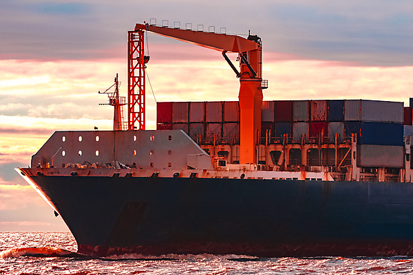 포토 JPG 해외이미지 산업 바다 사람없음 일몰 화물 컨테이너 화물선 상업 수입 수출업 해외포토 배_교통 노을 운송업 파일형식 이미지허브