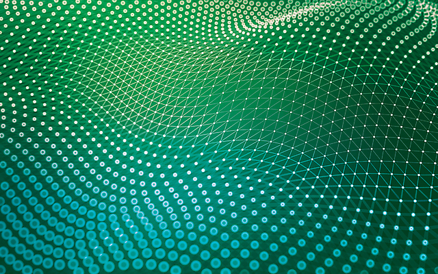 JPG 해외이미지 백그라운드 사람없음 초록색 빛 3D 물방울무늬 웨이브 폴리곤 해외포토 포토 컬러 무늬 디지털합성 파일형식 이미지허브