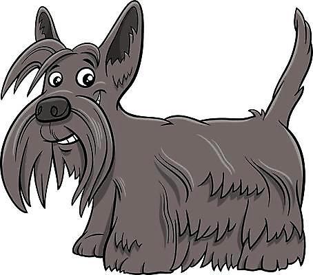 EPS 해외이미지 캐릭터 일러스트 사람없음 반려동물 귀여움 회색 개 만화 해외일러스트 일러캐릭터 동물 컬러 컨셉 포유류 파일형식 벡터 이미지허브