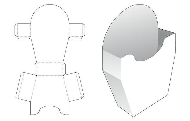 EPS 해외이미지 종이 일러스트 사람없음 상자 설계도 흰색 패키지 해외일러스트 컬러 건설업 파일형식 벡터 이미지허브