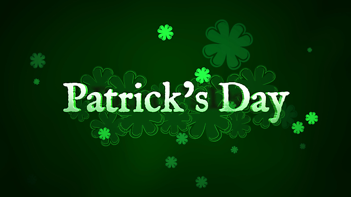 JPG 해외이미지 영어 일러스트 타이포그라피 사람없음 초록색 네잎클로버 데이 성패트릭데이 해외일러스트 식물 문자 기념일 컬러 데이이벤트 클로버 파일형식 이미지허브