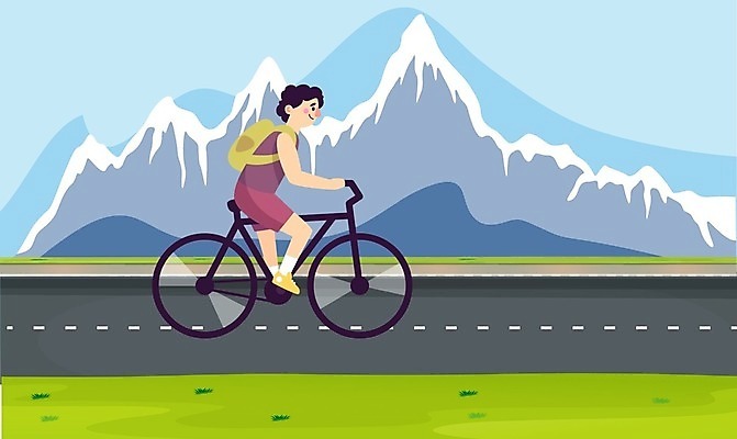 EPS 해외이미지 라이프스타일 공원 남자 행복 도로 길 아들 어린이 스포츠 여행 포즈 일러스트 가족 교통시설 놀이 휴가 건강 미소 안전 사람 풍경 소년 야외 초록색 여름 자전거 도시 승차 헬멧 순환 바이킹 선로 해외일러스트 계절 공공시설 감정 컬러 교통 관계 모션 표정 생활 바이크 보호장비 시설 파일형식 벡터 이미지허브