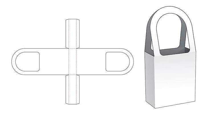 EPS 해외이미지 종이 일러스트 사람없음 상자 설계도 흰색 패키지 해외일러스트 컬러 건설업 파일형식 벡터 이미지허브