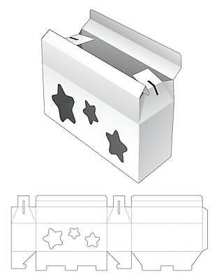 EPS 해외이미지 별 종이 일러스트 사람없음 상자 설계도 흰색 패키지 해외일러스트 자연요소 컬러 건설업 파일형식 벡터 이미지허브