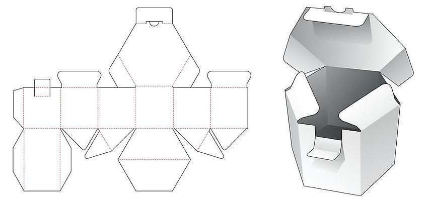 EPS 해외이미지 종이 일러스트 사람없음 상자 설계도 흰색 패키지 해외일러스트 컬러 건설업 파일형식 벡터 이미지허브