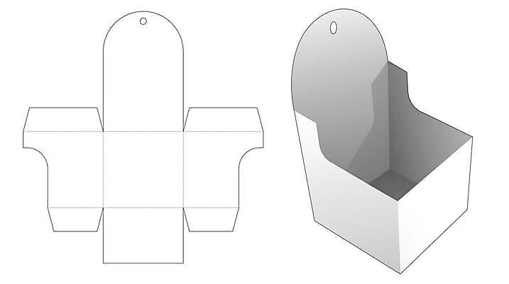 EPS 해외이미지 종이 일러스트 사람없음 상자 설계도 흰색 패키지 해외일러스트 컬러 건설업 파일형식 벡터 이미지허브