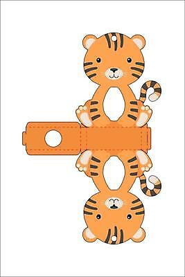 EPS 해외이미지 일러스트 사람없음 호랑이 종이접기 DIY 전개도 해외일러스트 종이 포유류 취미 접기 파일형식 벡터 이미지허브