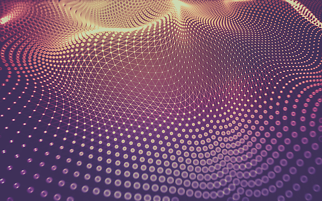 JPG 해외이미지 백그라운드 사람없음 빛 3D 보라색 물방울무늬 웨이브 폴리곤 해외포토 포토 컬러 무늬 디지털합성 파일형식 이미지허브