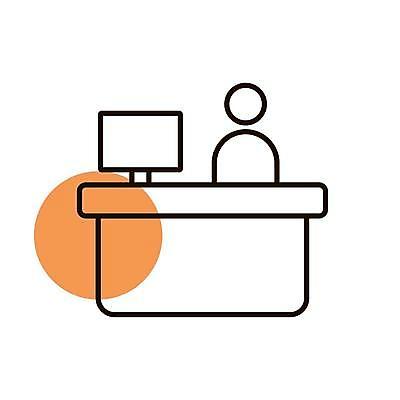 EPS 해외이미지 디자인 일러스트 비즈니스 탁자 호텔 사람 픽토그램 사무실 라벨 정보 시간 도움 플랫 계산대 심볼 책상 서비스 흔적 사인 안내원 여관 관리자 신분증 접수 해외일러스트 직업 가구 컨셉 숙소 프레임 증명서 파일형식 벡터 생활용품 오브젝트 이미지허브