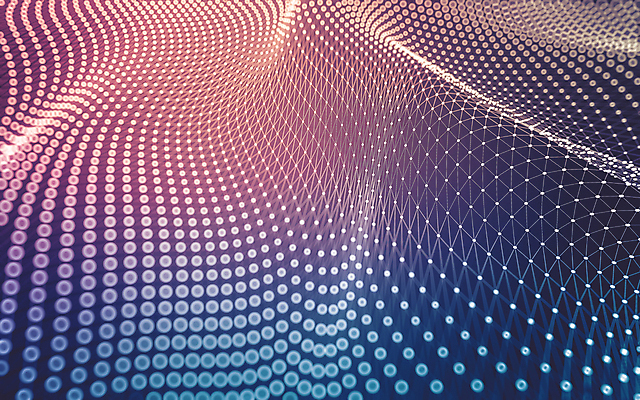 JPG 해외이미지 분홍색 백그라운드 사람없음 파란색 빛 3D 물방울무늬 웨이브 폴리곤 해외포토 포토 컬러 무늬 디지털합성 파일형식 이미지허브