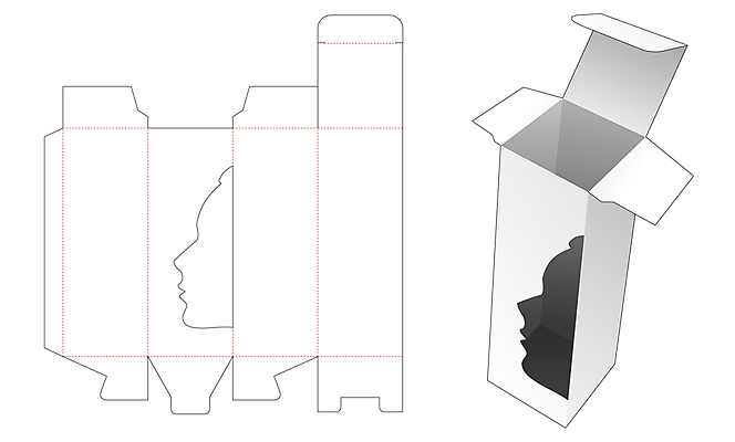 JPG 해외이미지 종이 일러스트 사람없음 상자 설계도 흰색 테이크아웃 패키지 해외일러스트 컬러 건설업 파일형식 이미지허브