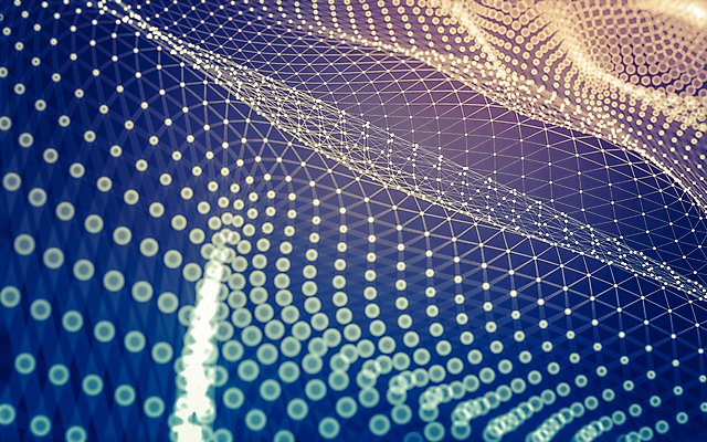 JPG 해외이미지 백그라운드 사람없음 파란색 빛 3D 물방울무늬 웨이브 폴리곤 해외포토 포토 컬러 무늬 디지털합성 파일형식 이미지허브