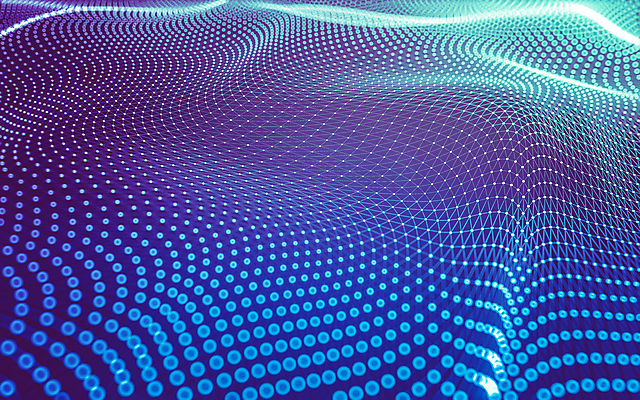 JPG 해외이미지 백그라운드 사람없음 파란색 빛 3D 물방울무늬 웨이브 폴리곤 해외포토 포토 컬러 무늬 디지털합성 파일형식 이미지허브