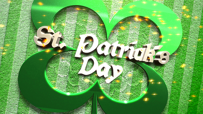 JPG 해외이미지 영어 일러스트 타이포그라피 사람없음 초록색 반짝임 금속 네잎클로버 데이 성패트릭데이 해외일러스트 식물 문자 기념일 컬러 모션 데이이벤트 재질 클로버 파일형식 이미지허브