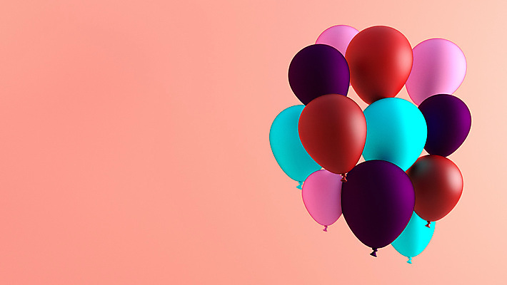 포토 JPG 해외이미지 백그라운드 사람없음 축하 풍선 카피스페이스 코랄 해외포토 컬러 컨셉 공백 파일형식 이미지허브
