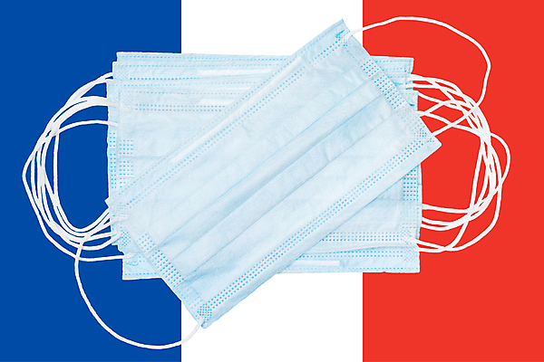 포토 JPG 해외이미지 유럽 얼굴 컨셉 병원 가면 마스크 사람없음 약 건강관리 장비 간호사 의사 프랑스 깃발 호흡기관 닫기 보호 약초 질병 심볼 감염 외과 위생관리 전국 전염병 사스 파리(프랑스) 코로나바이러스 해외포토 나라 의학 모션 건강 관리 신체부위 의료진 장기_의학 풀_식물 바이러스 파일형식 이미지허브