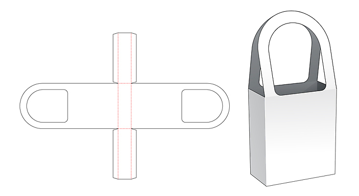JPG 해외이미지 종이 일러스트 사람없음 상자 설계도 흰색 테이크아웃 패키지 해외일러스트 컬러 건설업 파일형식 이미지허브